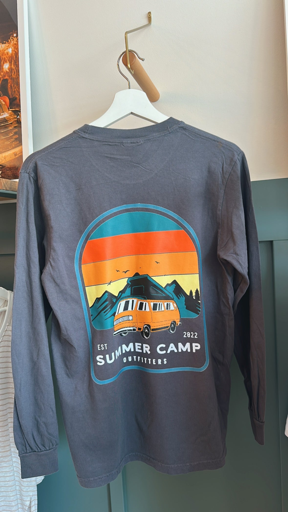 Summer Camp Camper Van Long Sleeve