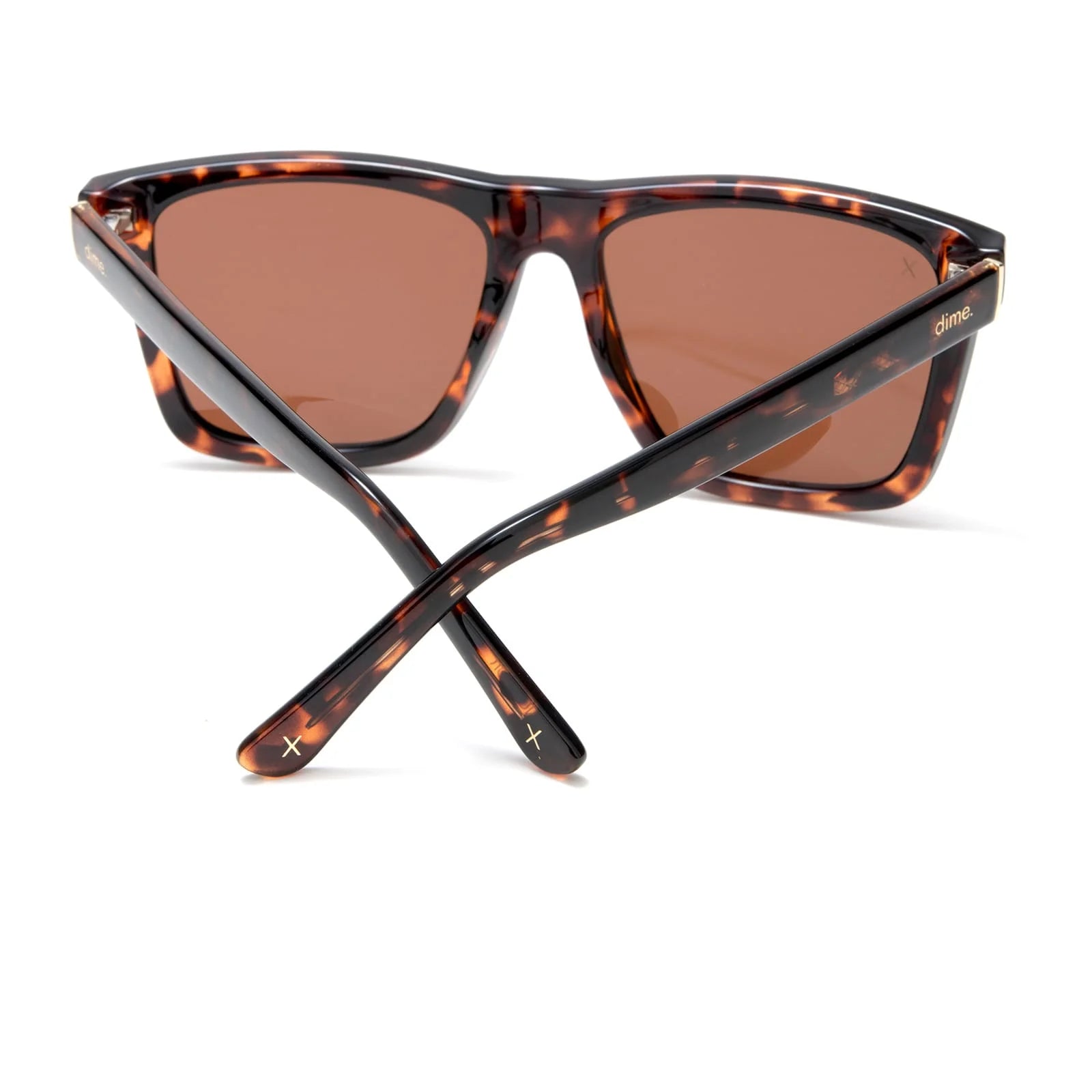 Hangback tortoise brown polarized sunglasses